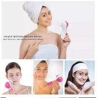 Escova Elétrica Limpeza Massageadora Facial 5 em 1