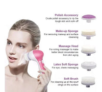 Escova Elétrica Limpeza Massageadora Facial 5 em 1